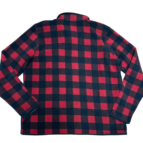 Duluth Trading Co Plaid Fleece Pullover - Picture 2 of 7
